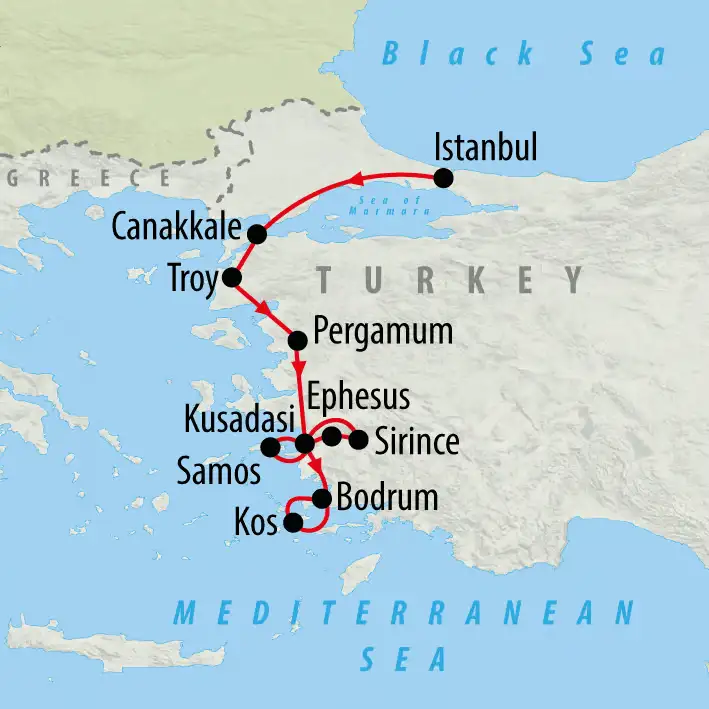 Istambul e Bodrum, cultura e agito.